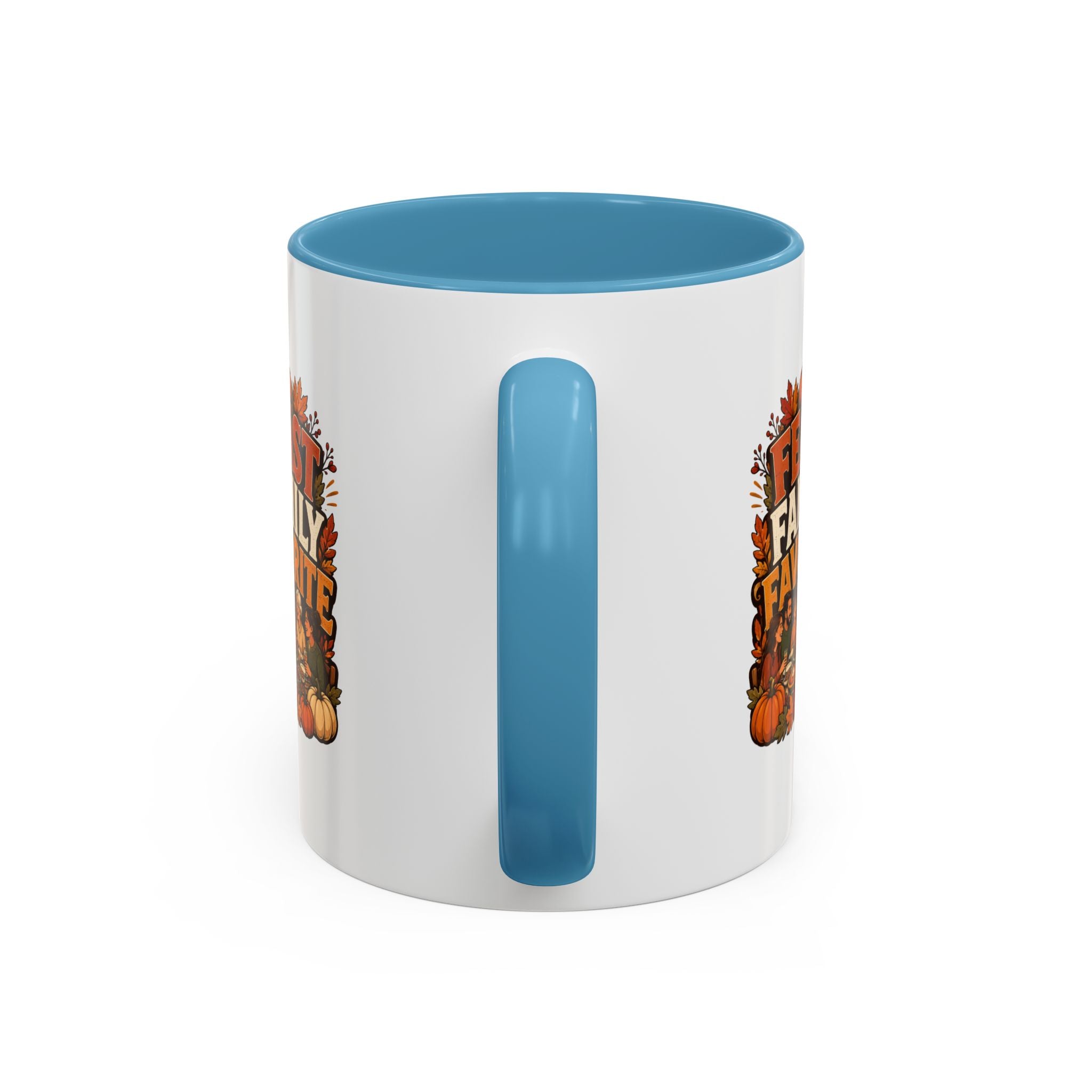 Thanksgiving Mug Feast Family Favorite Coffee Mug — Thanksgiving Pumpkin Autumn Design