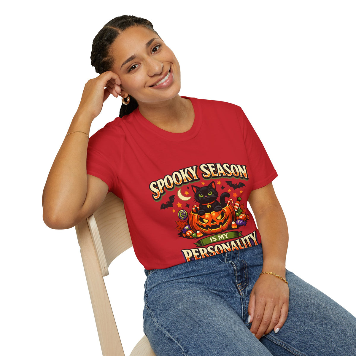 Halloween Spooky Season Unisex Softstyle T-Shirt