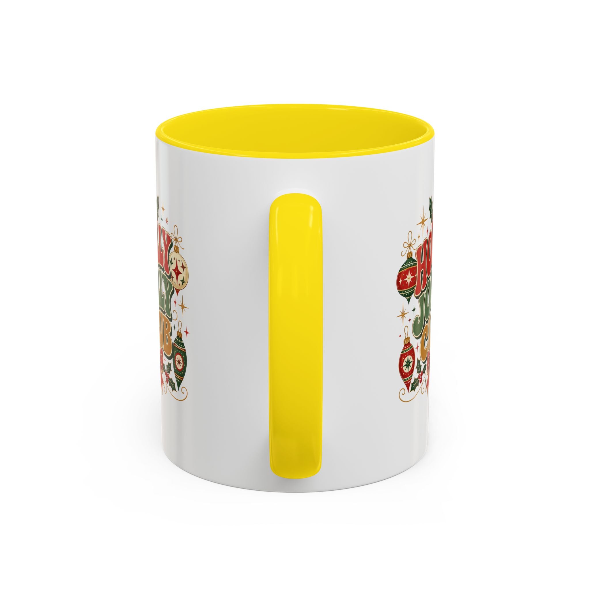 Accent Coffee Mug Holly Jolly Club
