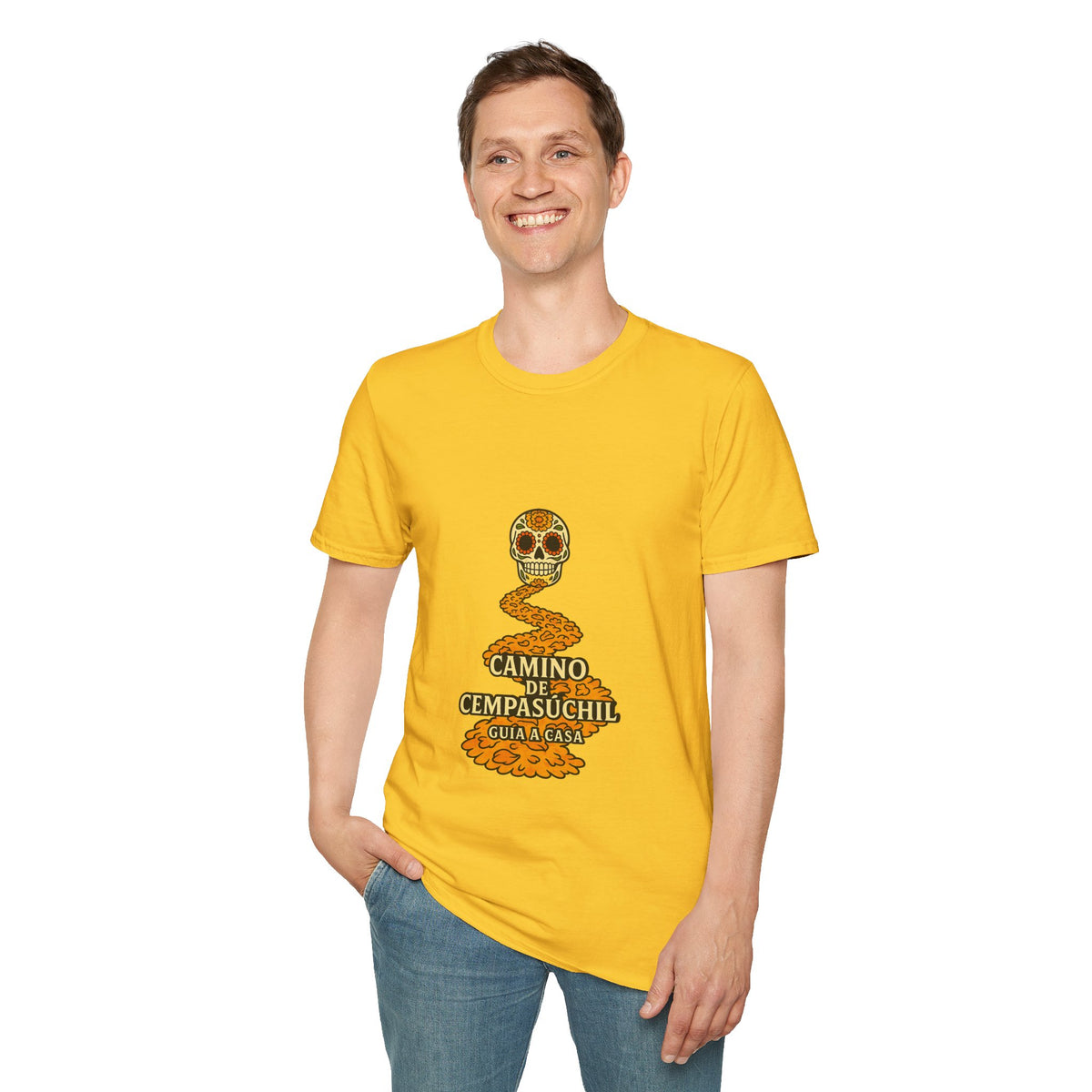 Day of the Dead Skull & Marigold T-Shirt - Trending Now - October 2026