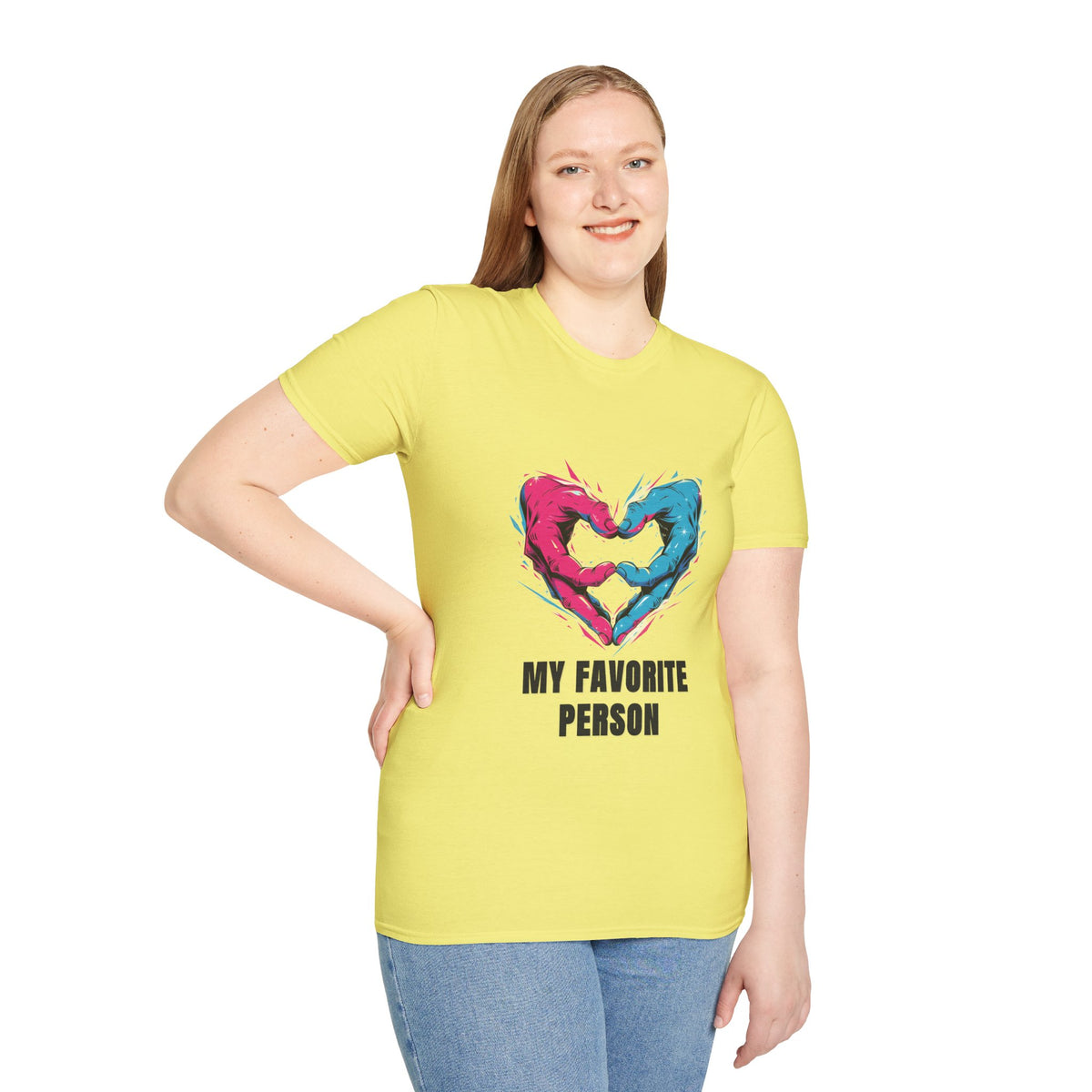Heart Hands T-Shirt — “My Favorite Person” Couples Graphic Tee - Trending Now - August 2026