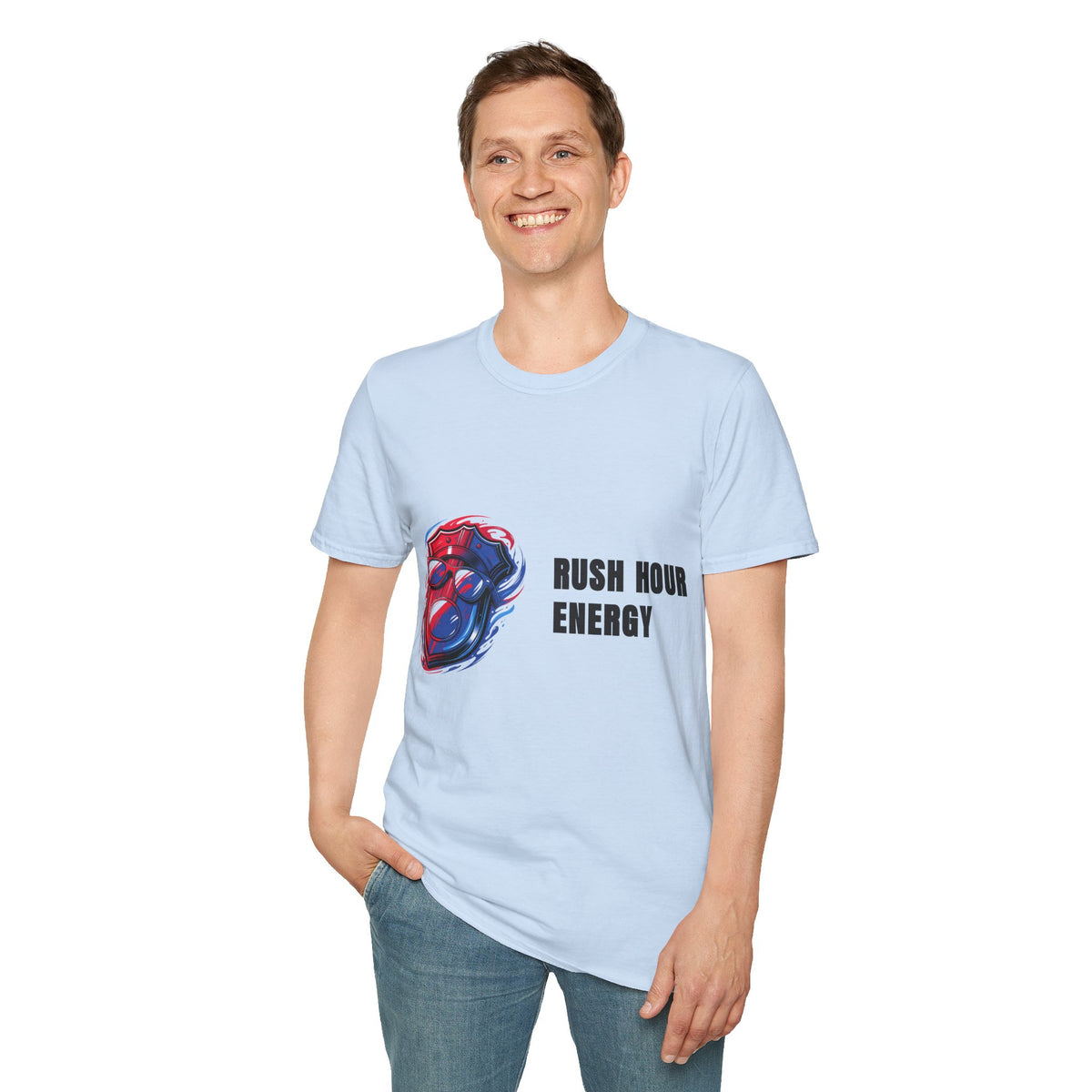 Rush Hour Energy T-Shirt — Retro Racing Skull Graphic Tee - Trending Now - September 2026