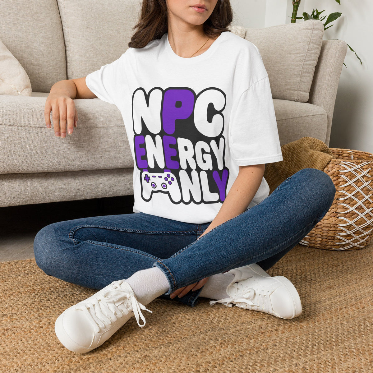 NPC Energy Only T-Shirt — Gamer Graphic Tee - Trending Now - August 2026