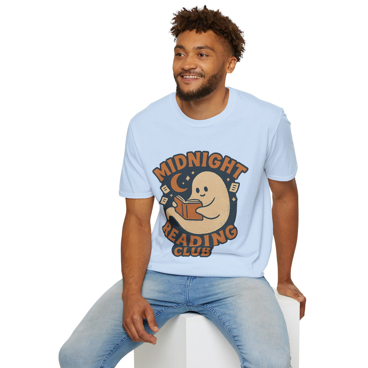 Midnight Reading Club T-Shirt — Cute Ghost Booklover Tee - Trending Now - August 2026
