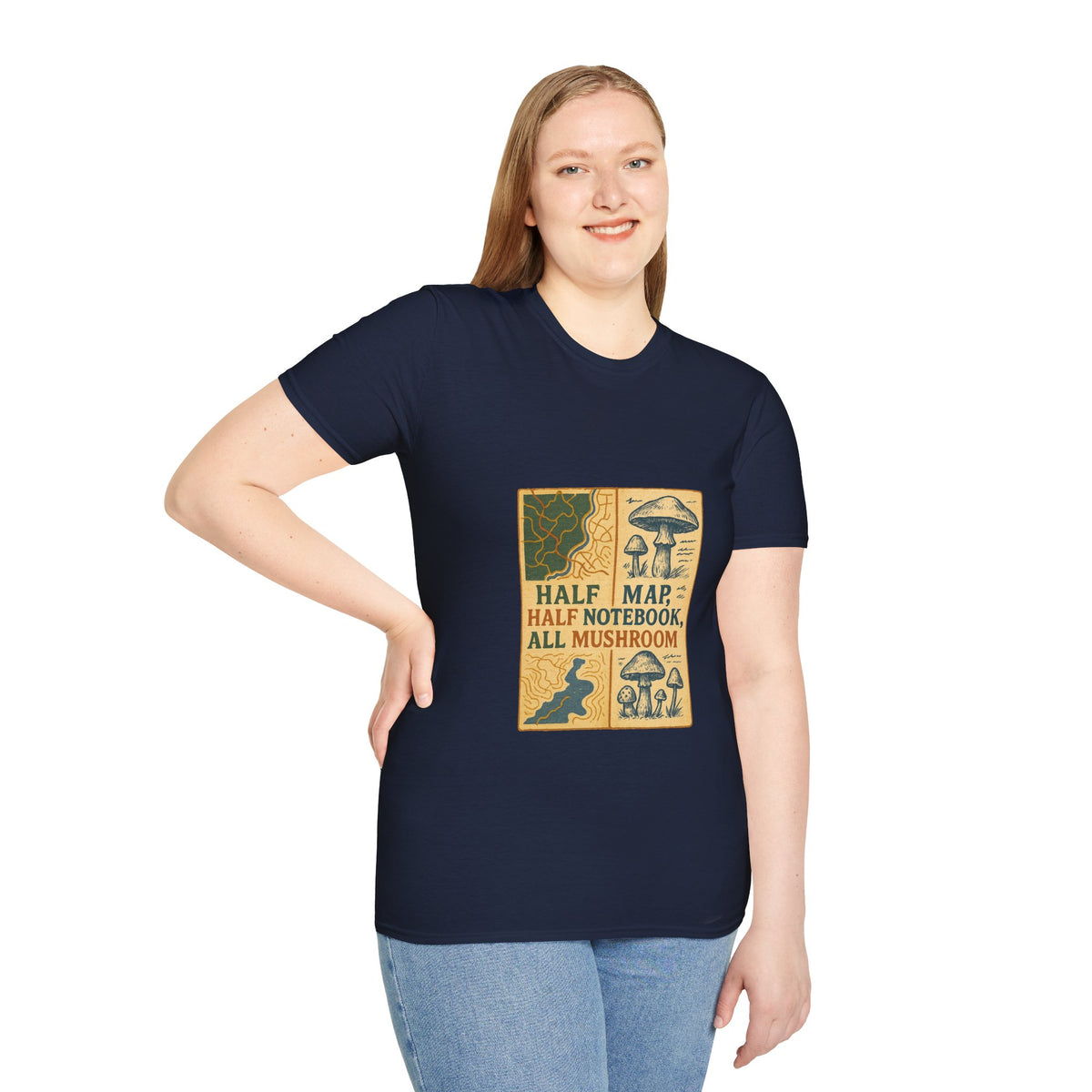 Mushroom Field Guide T-Shirt – Vintage “Half Map, Half Notebook, All Mushroom” Design - Trending Now - October 2026