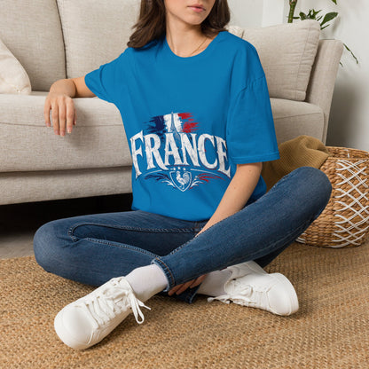 France Flag T-Shirt — Vintage Eiffel Tower French Pride Tee