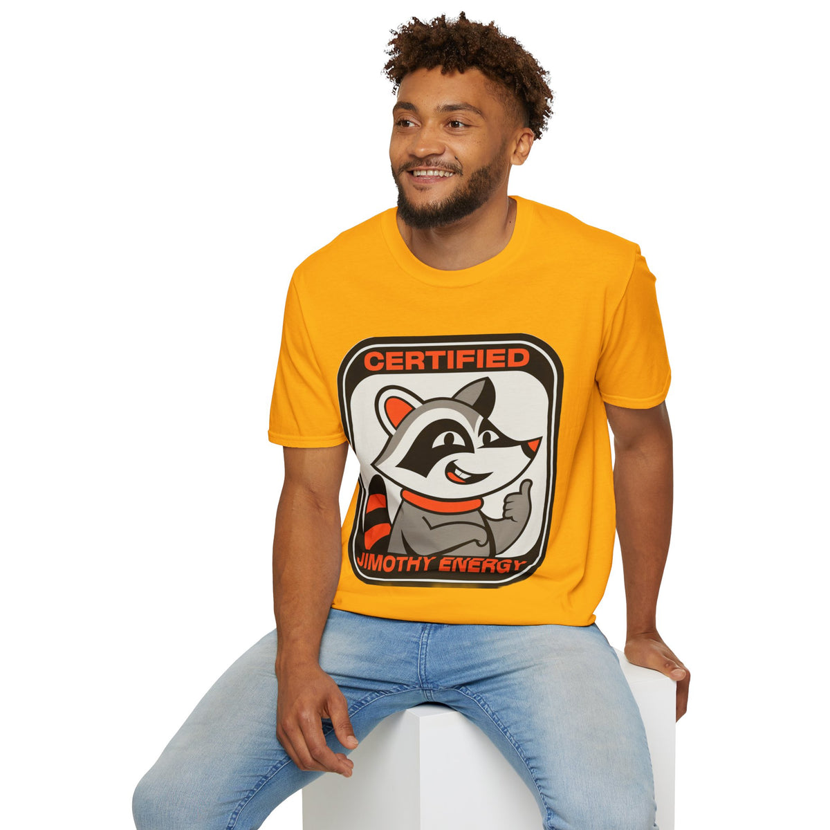Certified Timothy Energies T-Shirt — Retro Raccoon Graphic Tee - Trending Now - August 2026