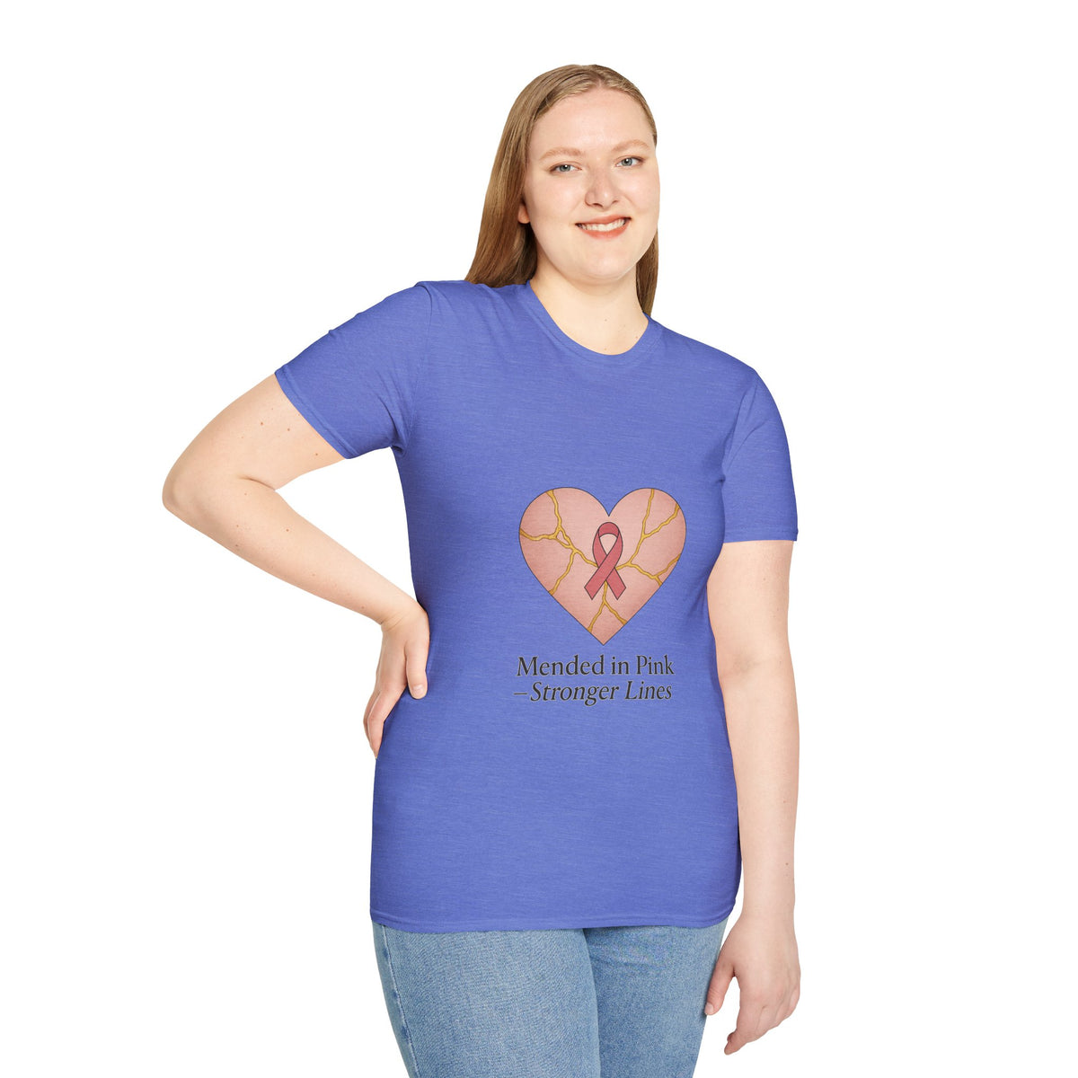 Breast Cancer Awareness Heart T-Shirt — 'Monarch in Pink, Stronger Lives' - Trending Now - October 2026