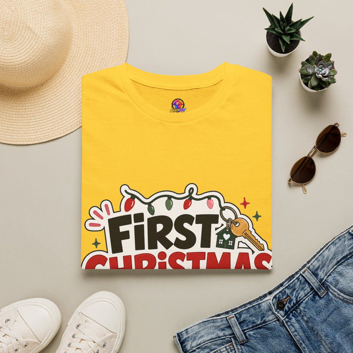 First Christmas No Roommates T-Shirt — Funny Holiday New Home Tee