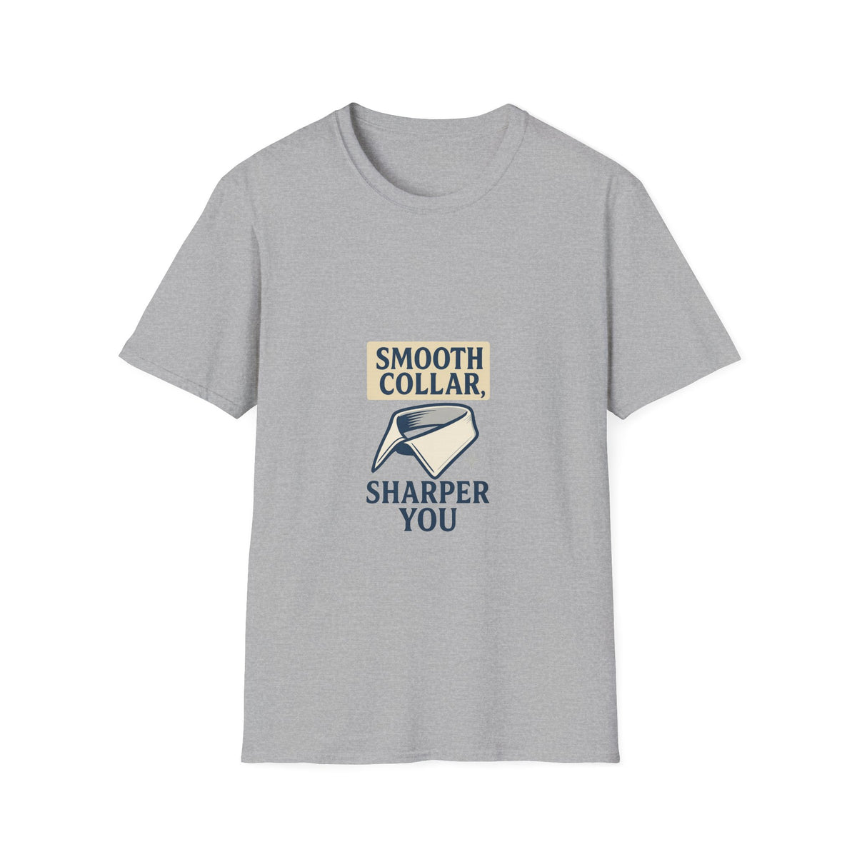 T-Shirt — "Smooth Collar, Sharper You" Razor Graphic Tee - Trending Now - October 2026