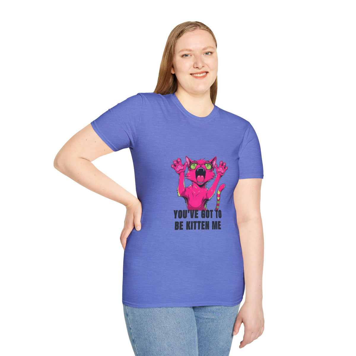 Funny Pink Screaming Cat T-Shirt — "You've Got to Be Kitten Me" Graphic Tee - Trending Now - August 2026