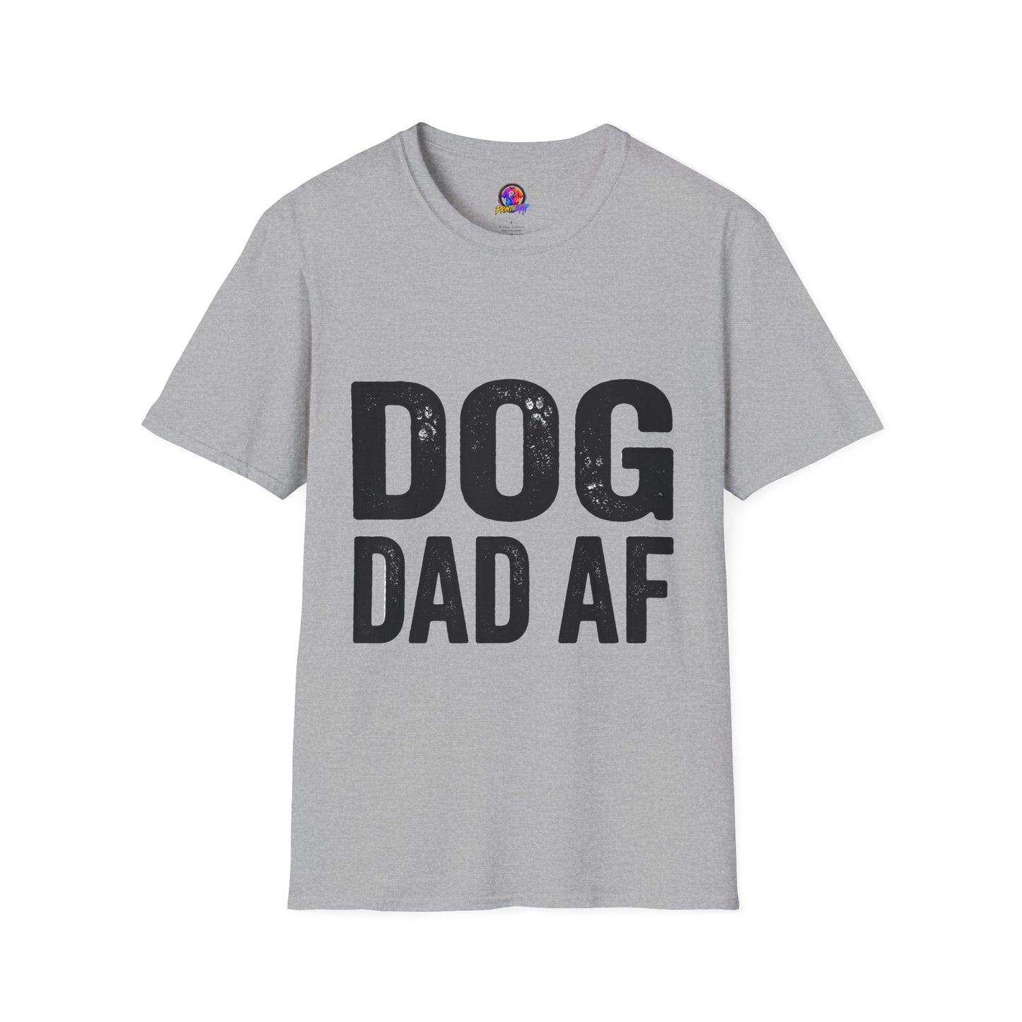 Dog Dad Af Unisex Softstyle T-Shirt