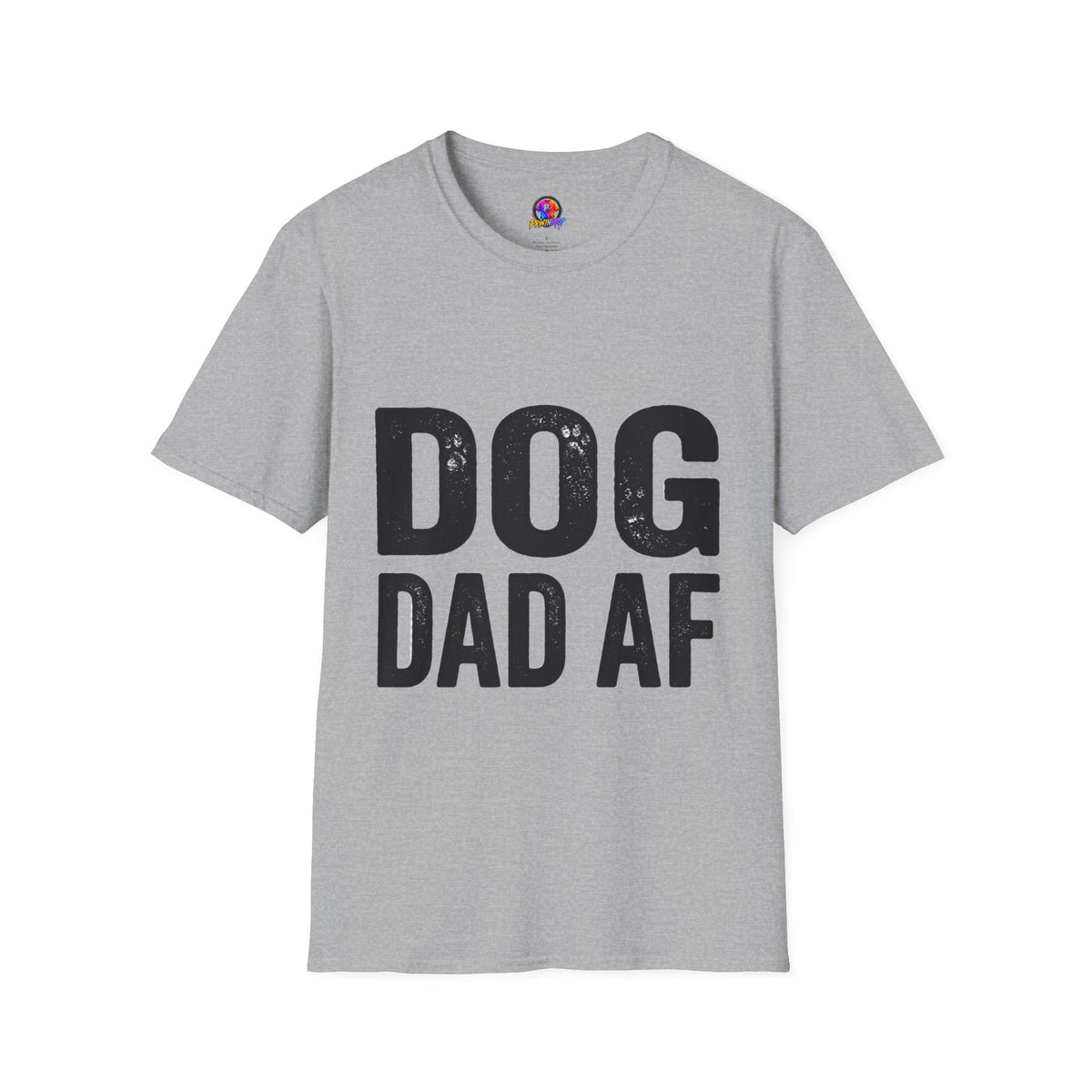 Dog Dad Af Unisex Softstyle T-Shirt