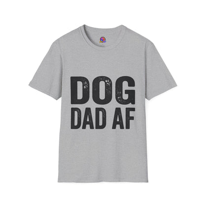 Dog Dad Af Unisex Softstyle T-Shirt