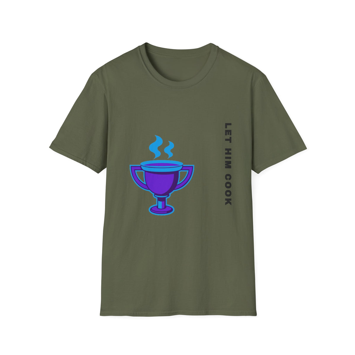 Trophy Mug T‑Shirt — "Let Him Cook" Funny Chef Pride Tee - Trending Now - September 2026