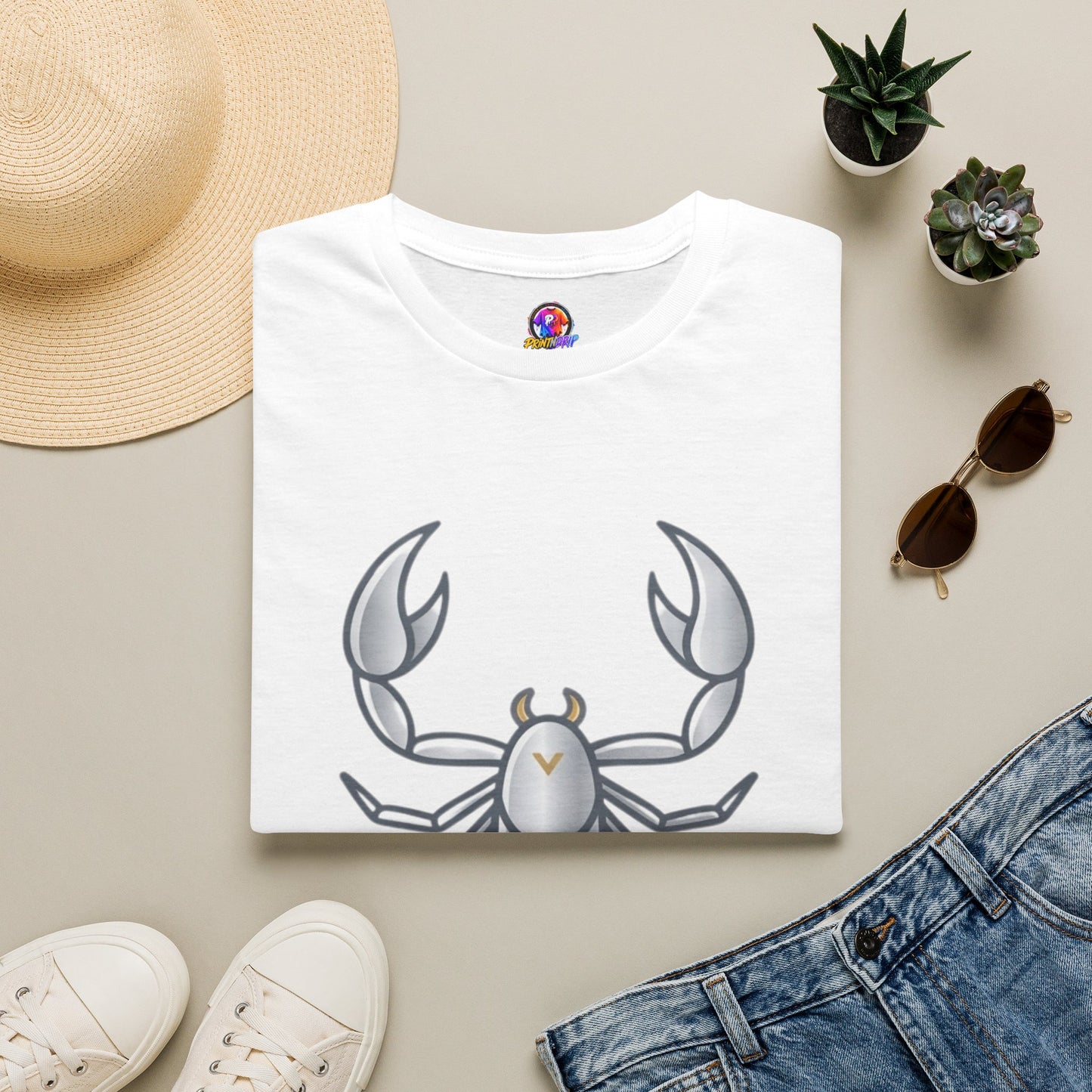 Scorpio Scorpion T-Shirt — Zodiac Graphic Tee for Scorpio Season
