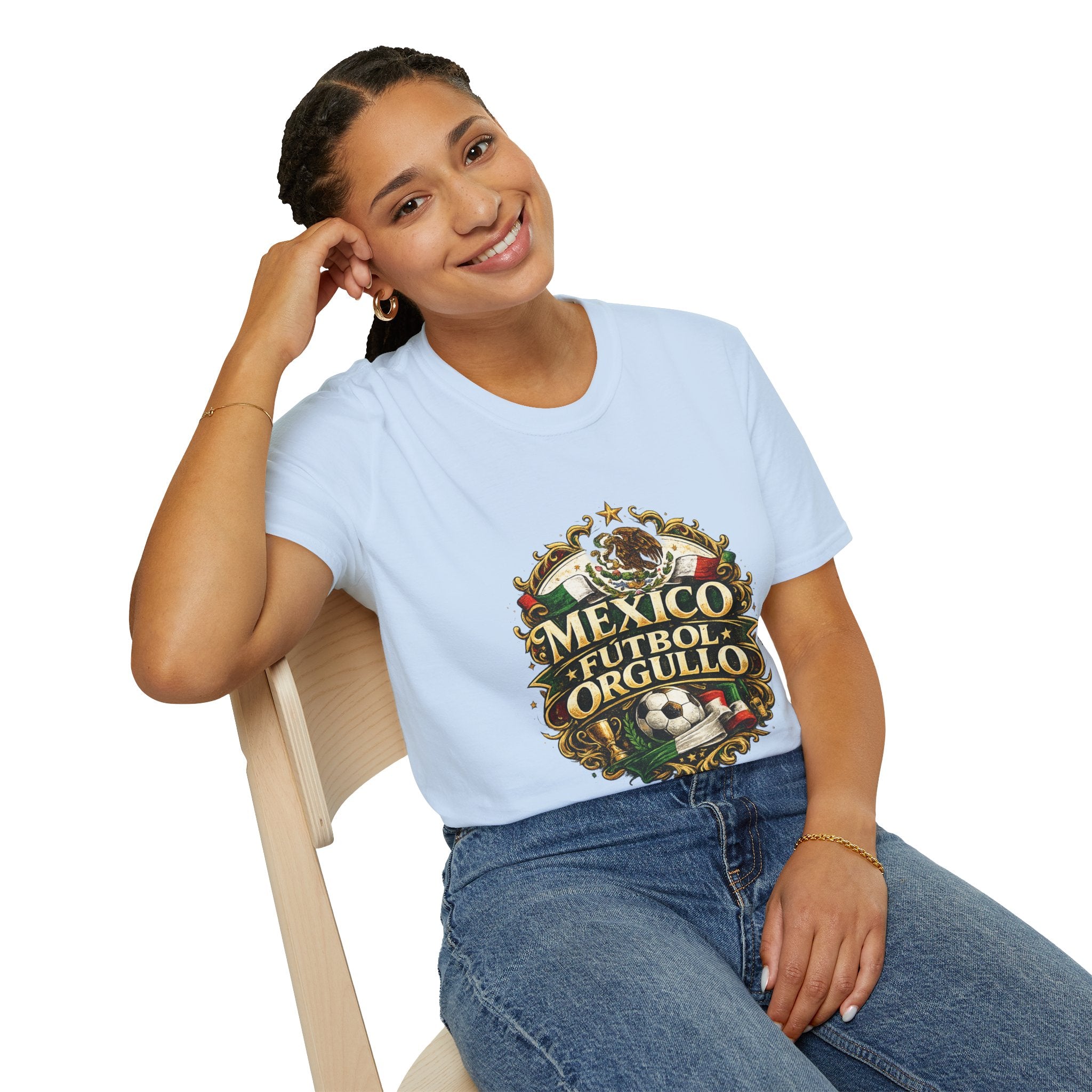 Mexico Fútbol Orgullo T-Shirt — Mexican Soccer Pride Graphic Tee