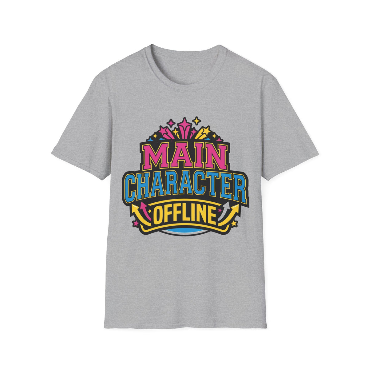 Main Character Offline T-Shirt — Retro Colorful 'Main' Graphic Tee - Trending Now - August 2026