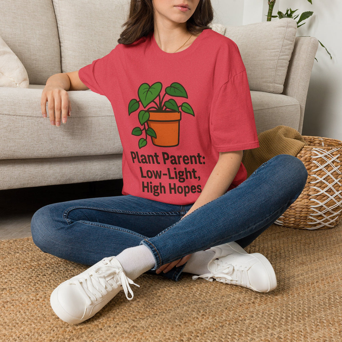 Plant Lover T‑Shirt — Potted Heart Leaf Graphic Tee - Trending Now - August 2026