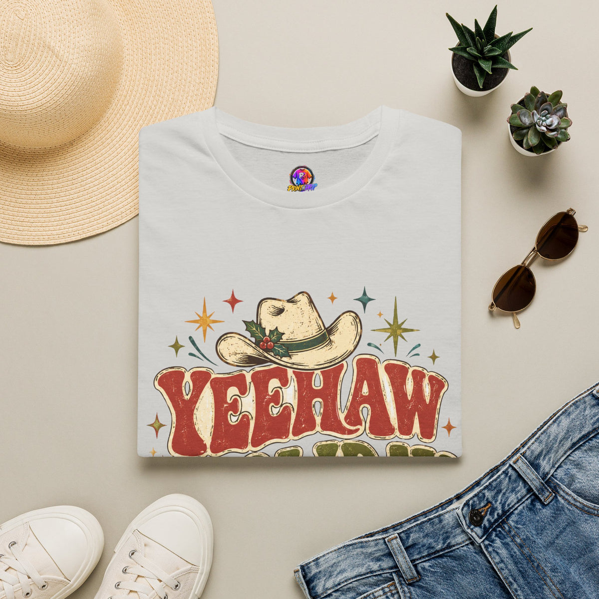 Yeehaw Holiday Mood T-Shirt