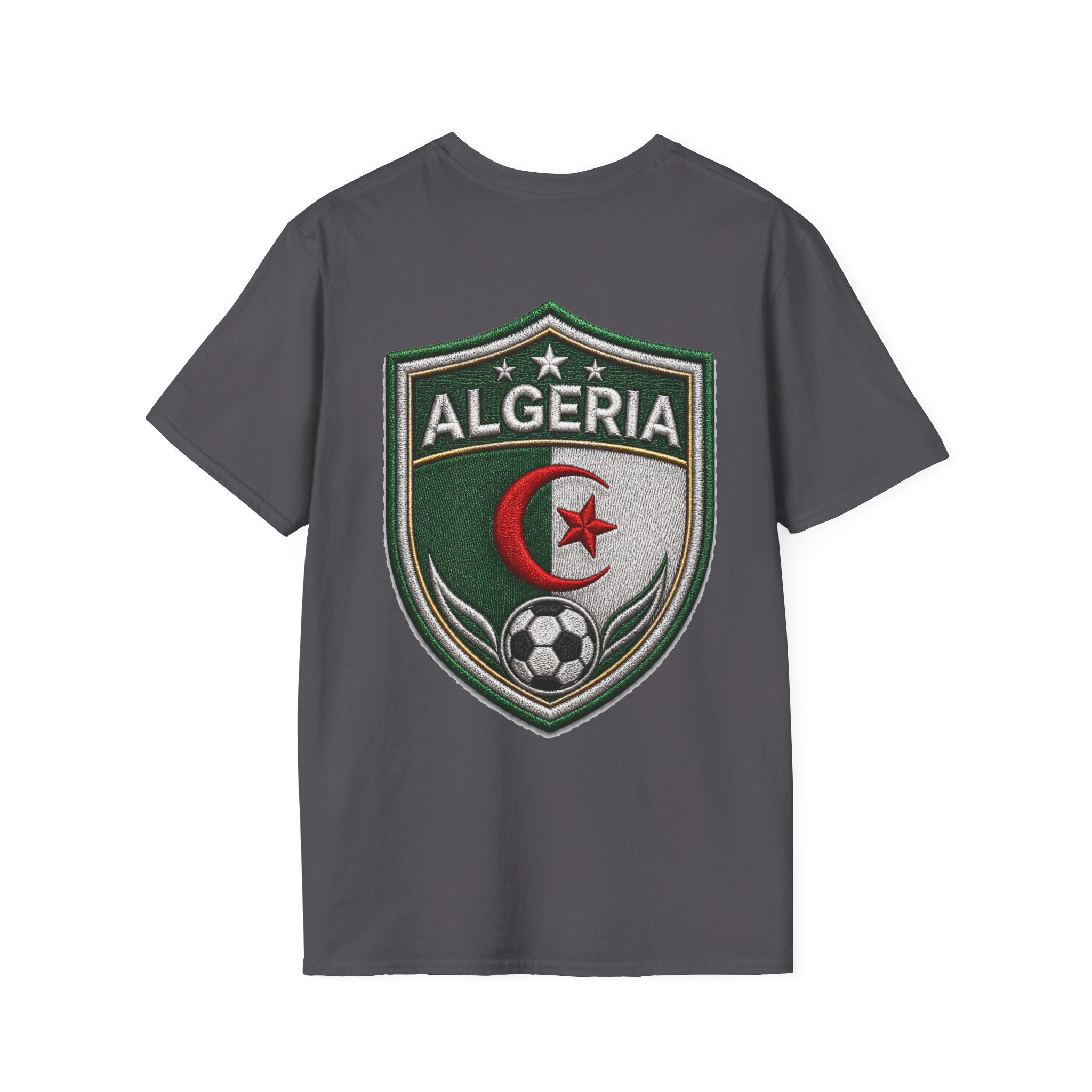 Algeria Football Fan Tee — "Green Desert Fire" Soccer Shirt