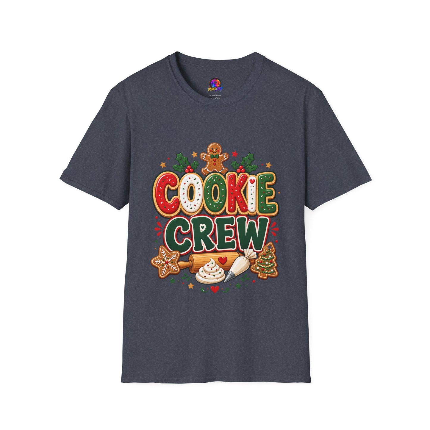 Cookie Crew T-Shirt — Christmas Gingerbread Holiday Tee