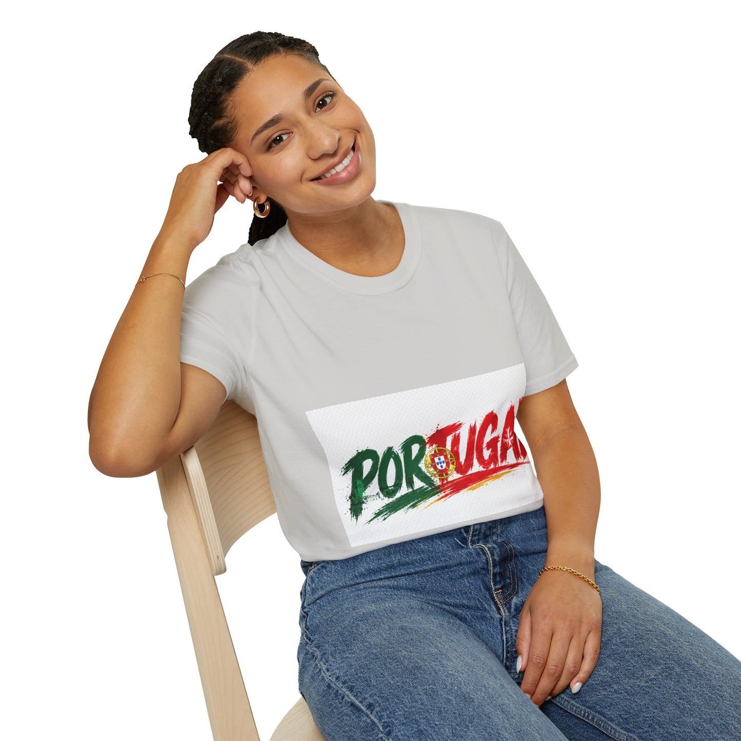Portugal Flag Script T-Shirt — Portuguese Pride Tee