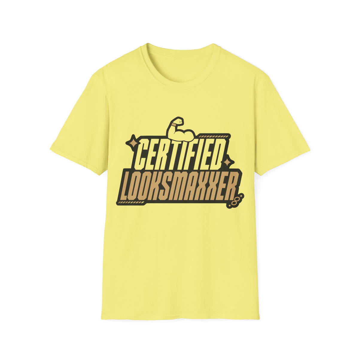 Certified Looksmaxxer T-Shirt — Funny Fitness & Glow-Up Tee - Trending Now - August 2026