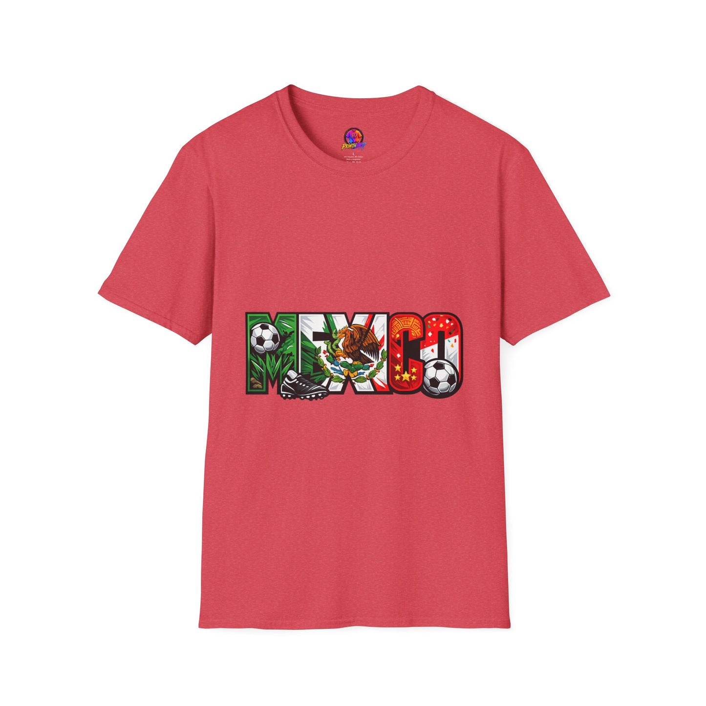 Mexico Soccer T-Shirt — Mexican Flag Football Pride Tee