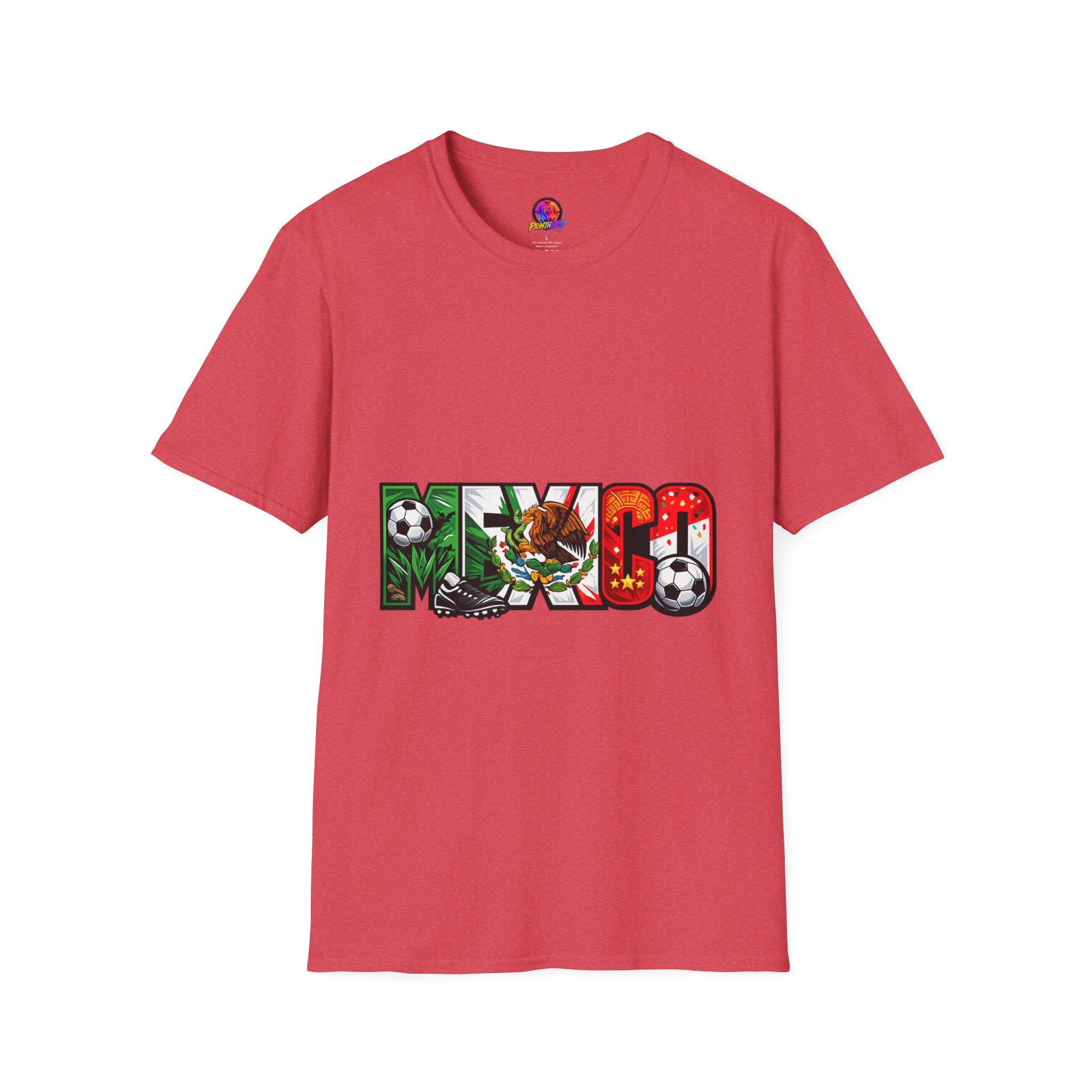 Mexico Soccer T-Shirt — Mexican Flag Football Pride Tee