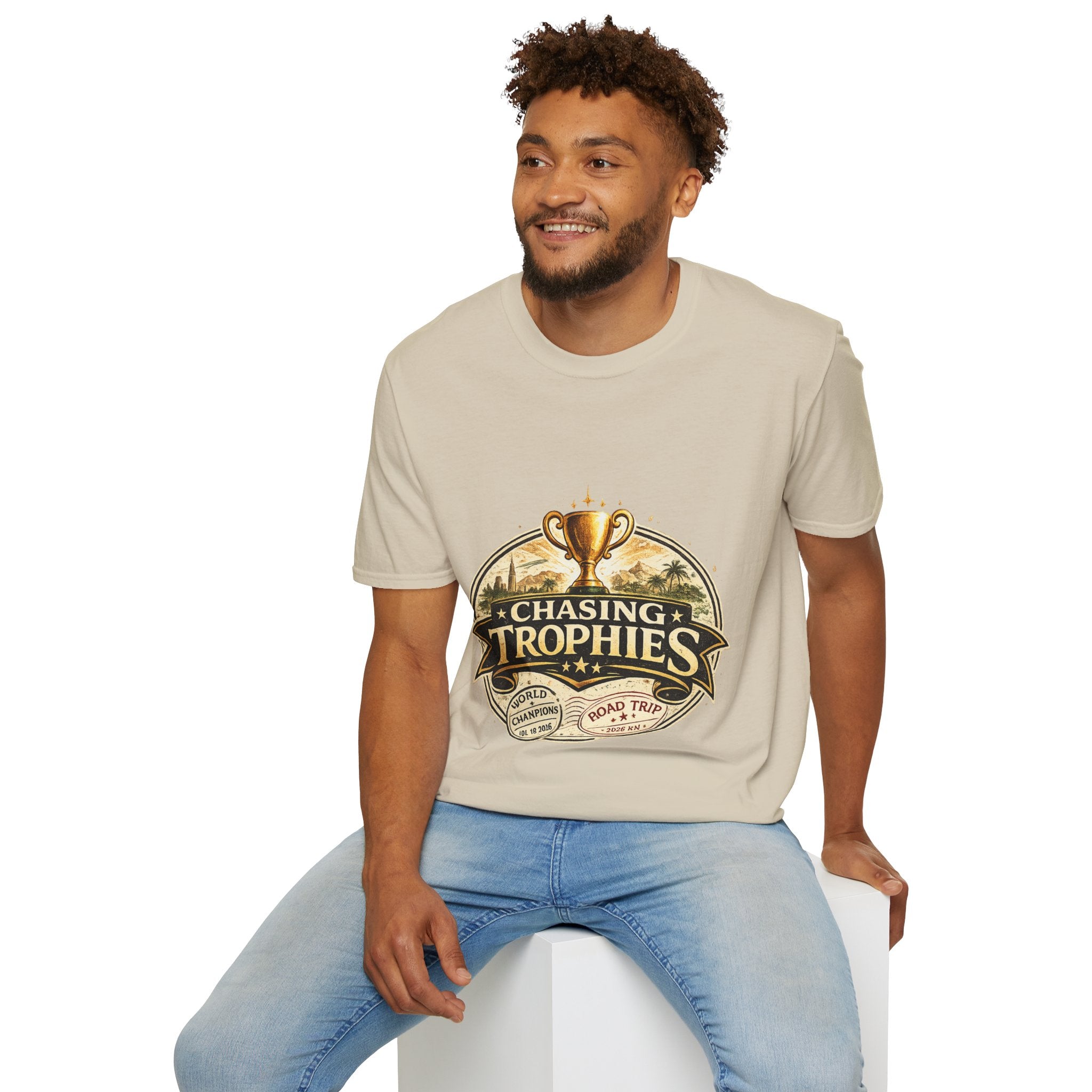 T-Shirt — Chasing Trophies Vintage Trophy Graphic Tee