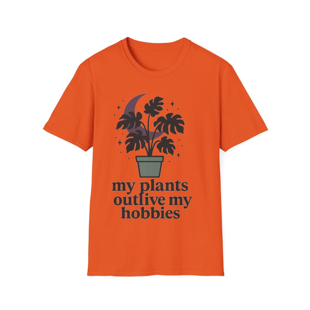 Botanical Moon Plant T-Shirt — “Plants Make Me Happy” Graphic Tee - Trending Now - September 2026
