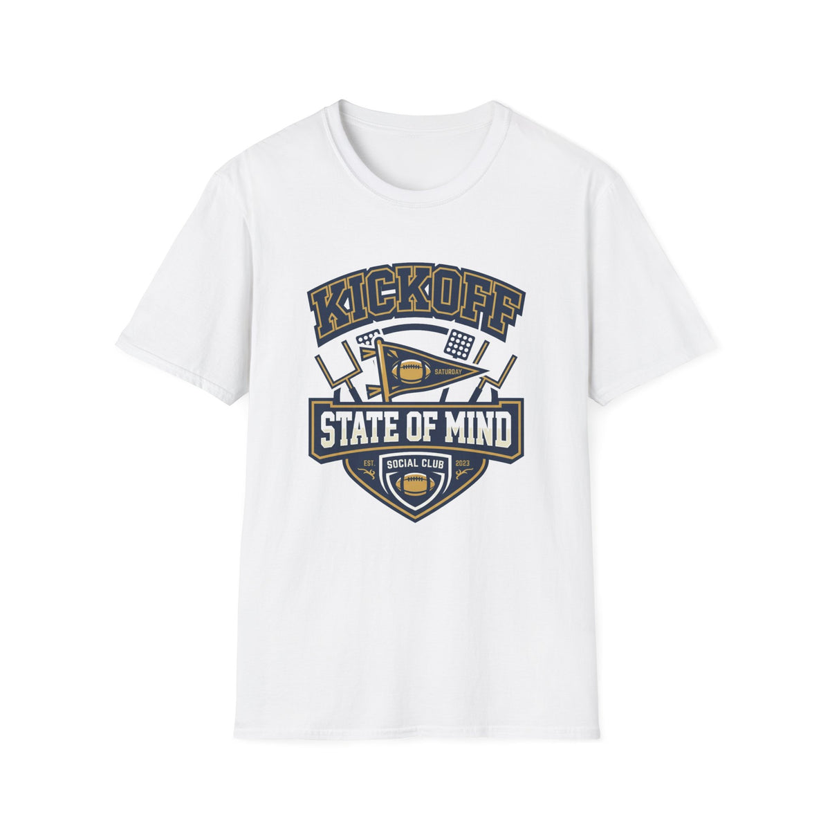 Kickoff Football Shield T‑Shirt — Game Day Vintage Style - Trending Now - August 2026