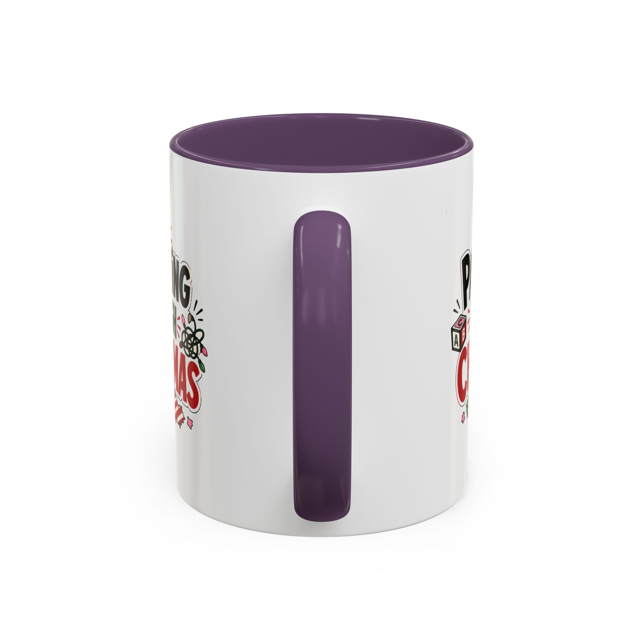Modern Day Christmas Parenting Through Christmas Coffee Mug