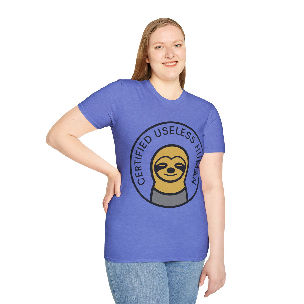 Certified Useless Human Sloth T-Shirt — Funny Lazy Sloth Graphic Tee - Trending Now - August 2026