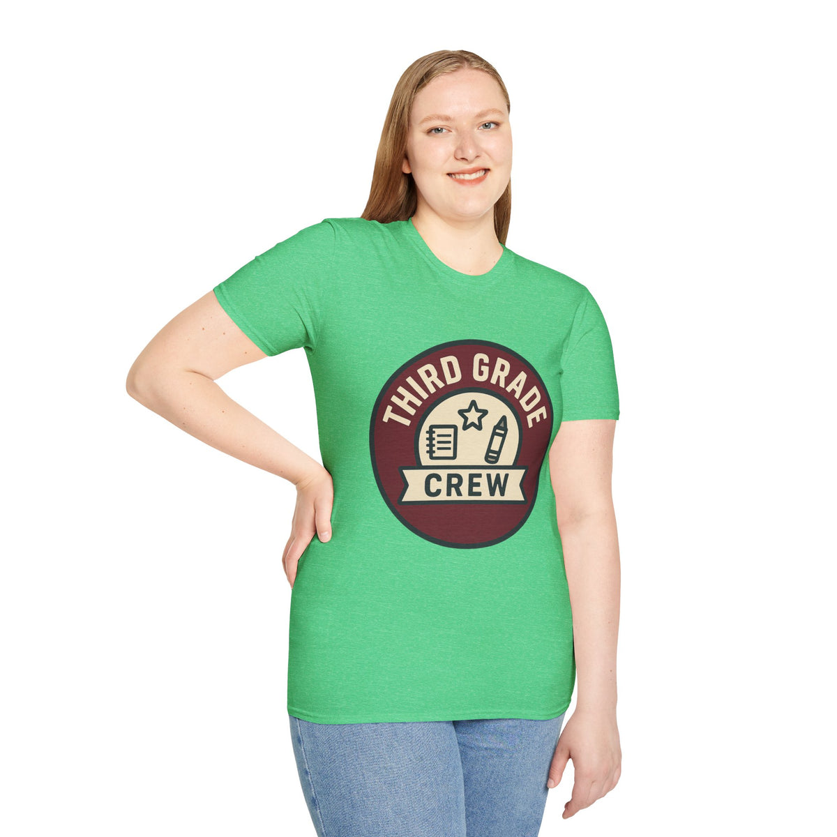 Third Grade Crew T-Shirt — Retro School Teacher & Student Tee - Trending Now - August 2026