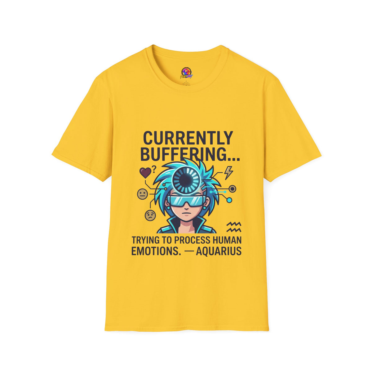Currently Buffering T-Shirt — Funny Aquarius Zodiac Tee