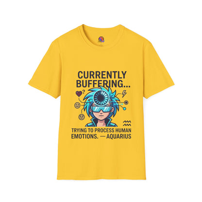 Currently Buffering T-Shirt — Funny Aquarius Zodiac Tee