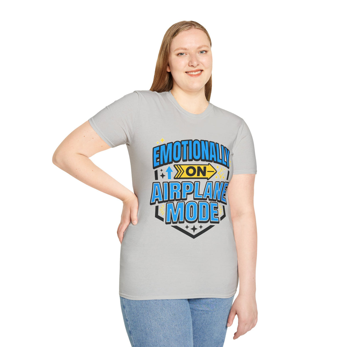 Emotionally On Airplane Mode T-Shirt — Funny Mental Health Self-Care Tee - Trending Now - August 2026