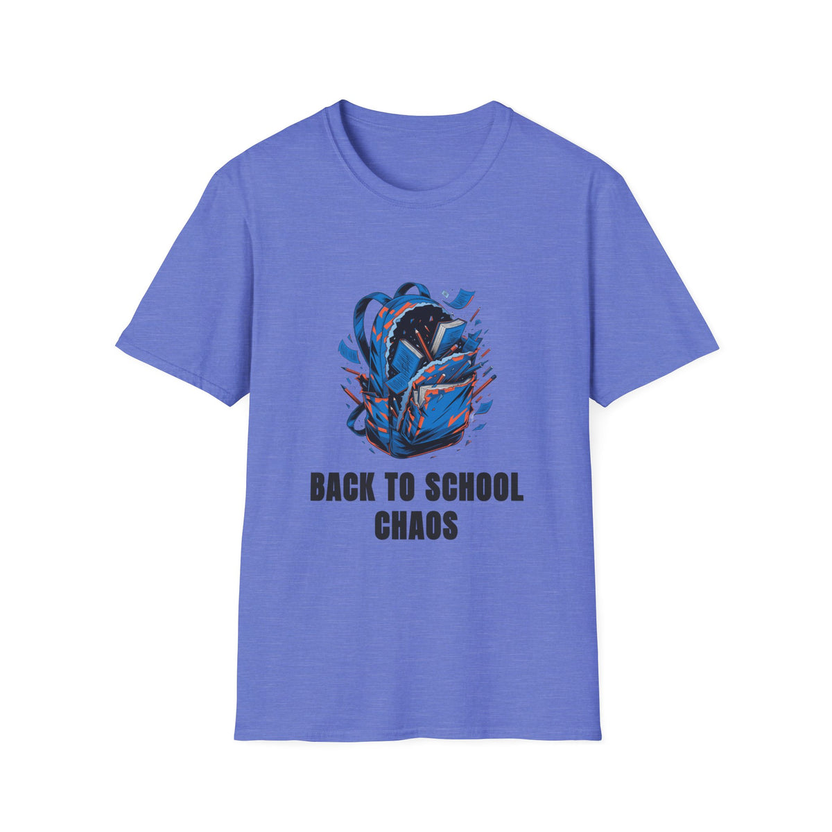 Back to School Chaos T-Shirt — Graphic Backpack Design - Trending Now - August 2026