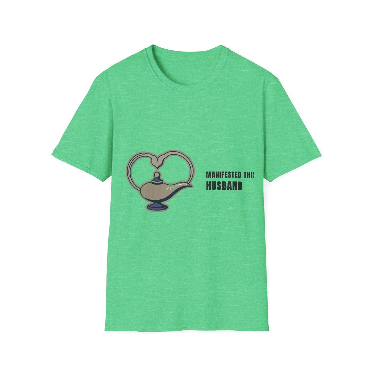 Manifesting Husband T-Shirt — Cute Genie Lamp Heart Graphic Tee - Trending Now - September 2026