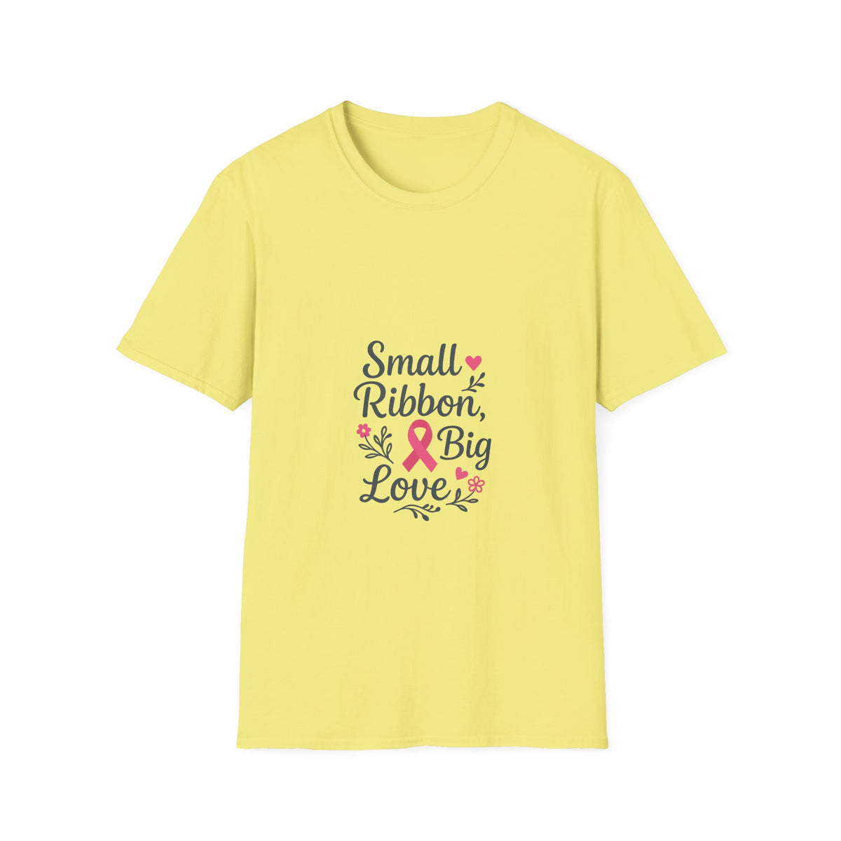 Breast Cancer Awareness T-Shirt — "Small Ribbon, Big Love" Pink Ribbon Tee - Trending Now - October 2026