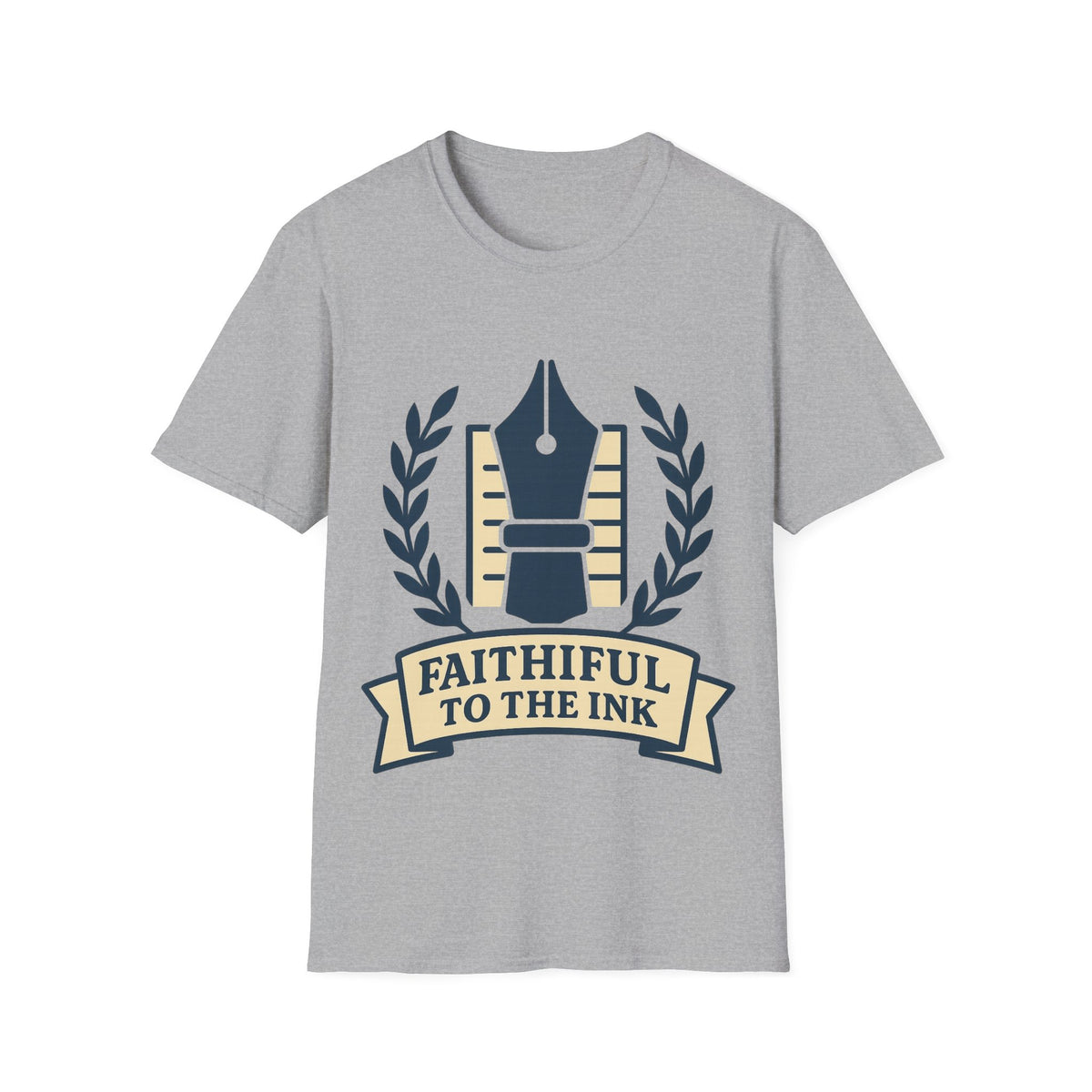 "Faithful To The Ink" Vintage Fountain Pen Tee | Retro Author Writer T-Shirt - Trending Now - September 2026