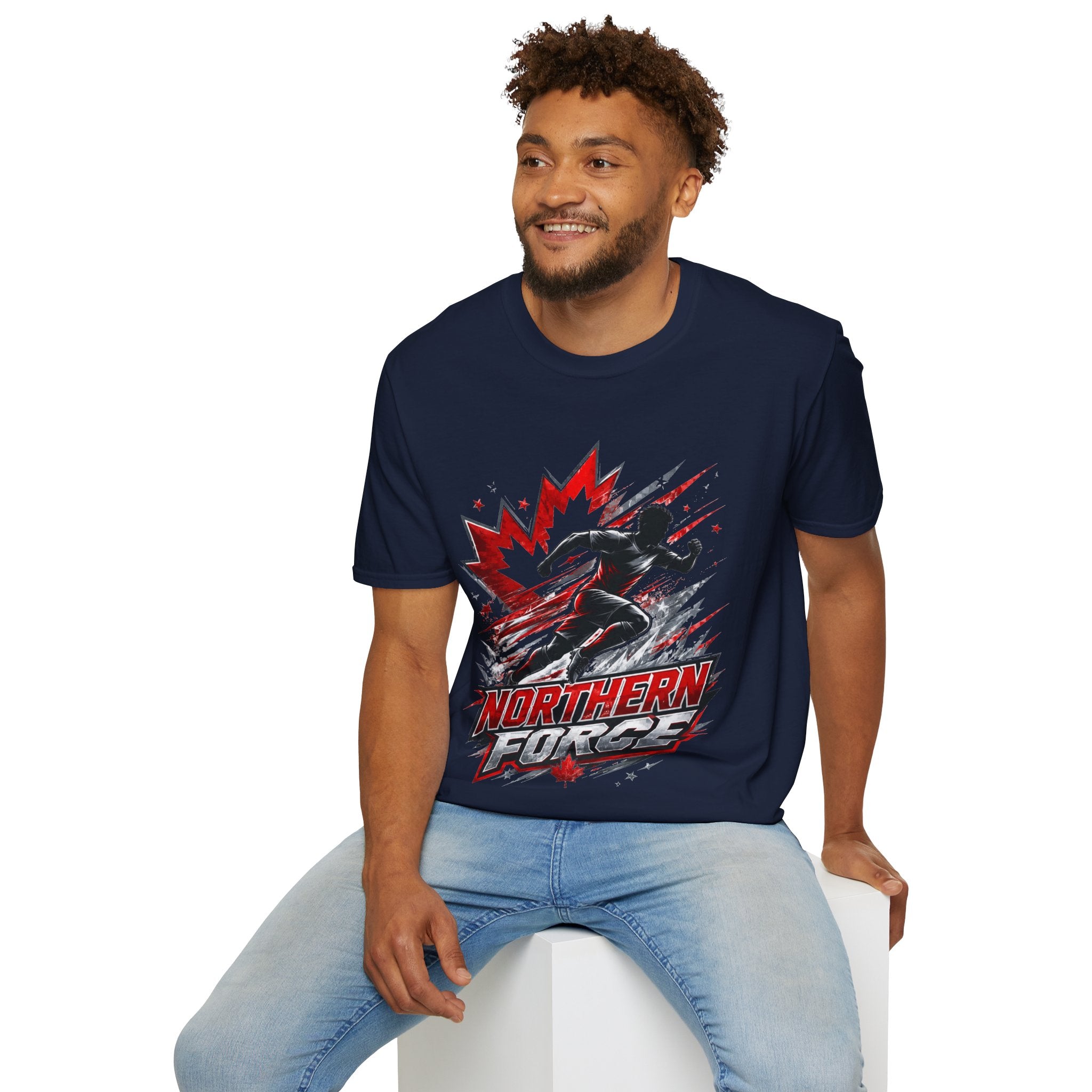 Canada Northern Force Running T‑Shirt — Canada Maple Runner Athletic Tee