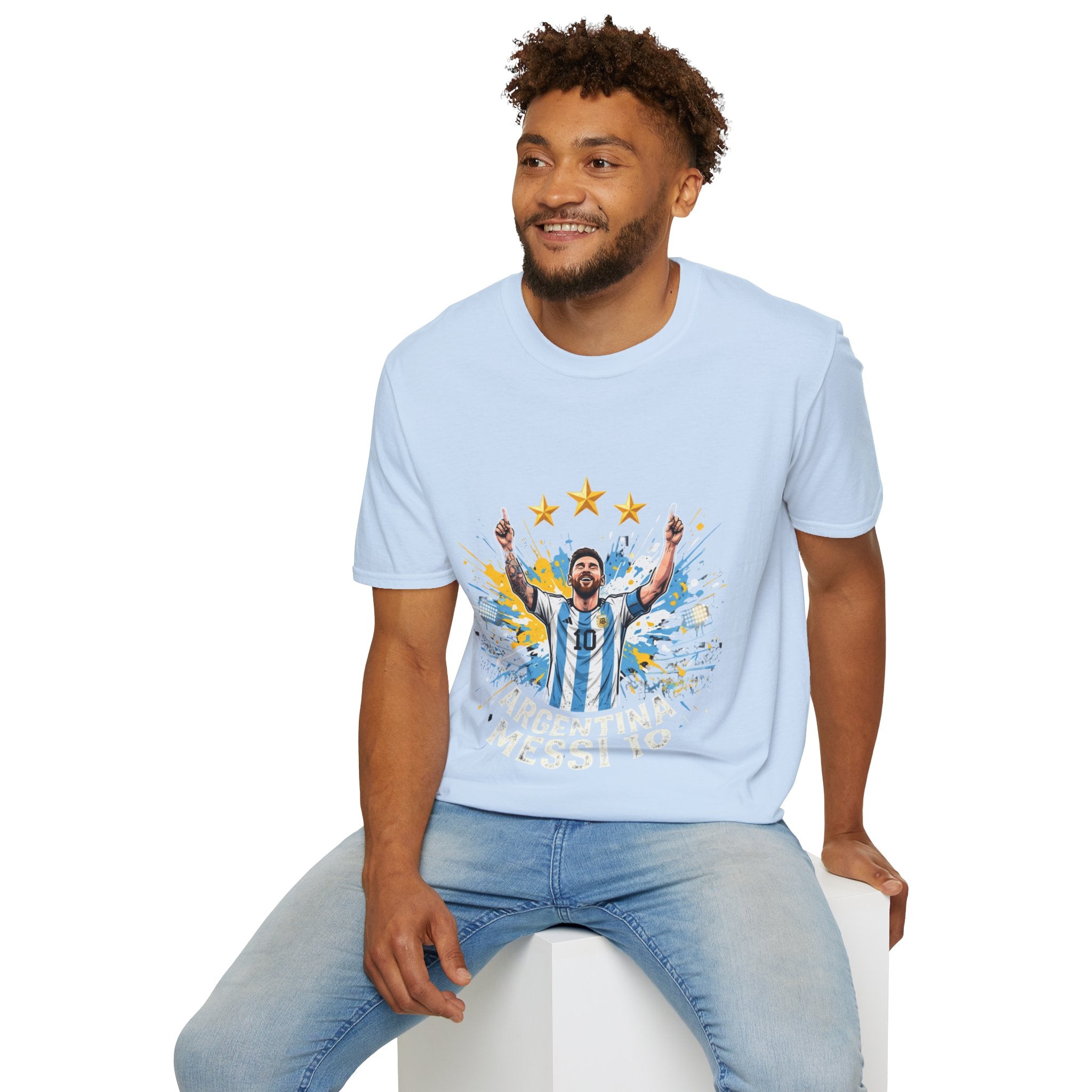Argentina Messi  Soccer T‑Shirt — Argentina Messi 10 Fan Tee