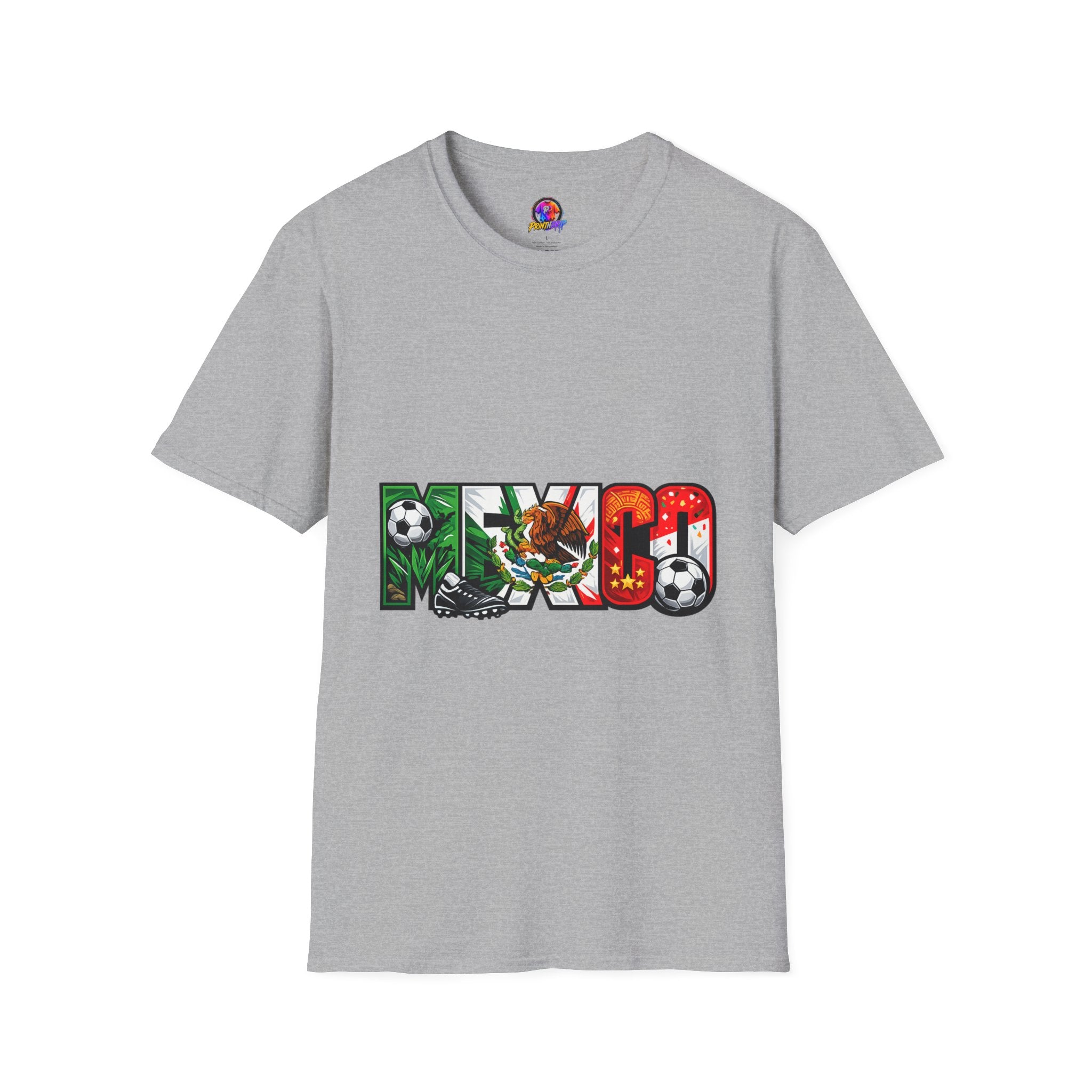 Mexico Soccer T-Shirt — Mexican Flag Football Pride Tee