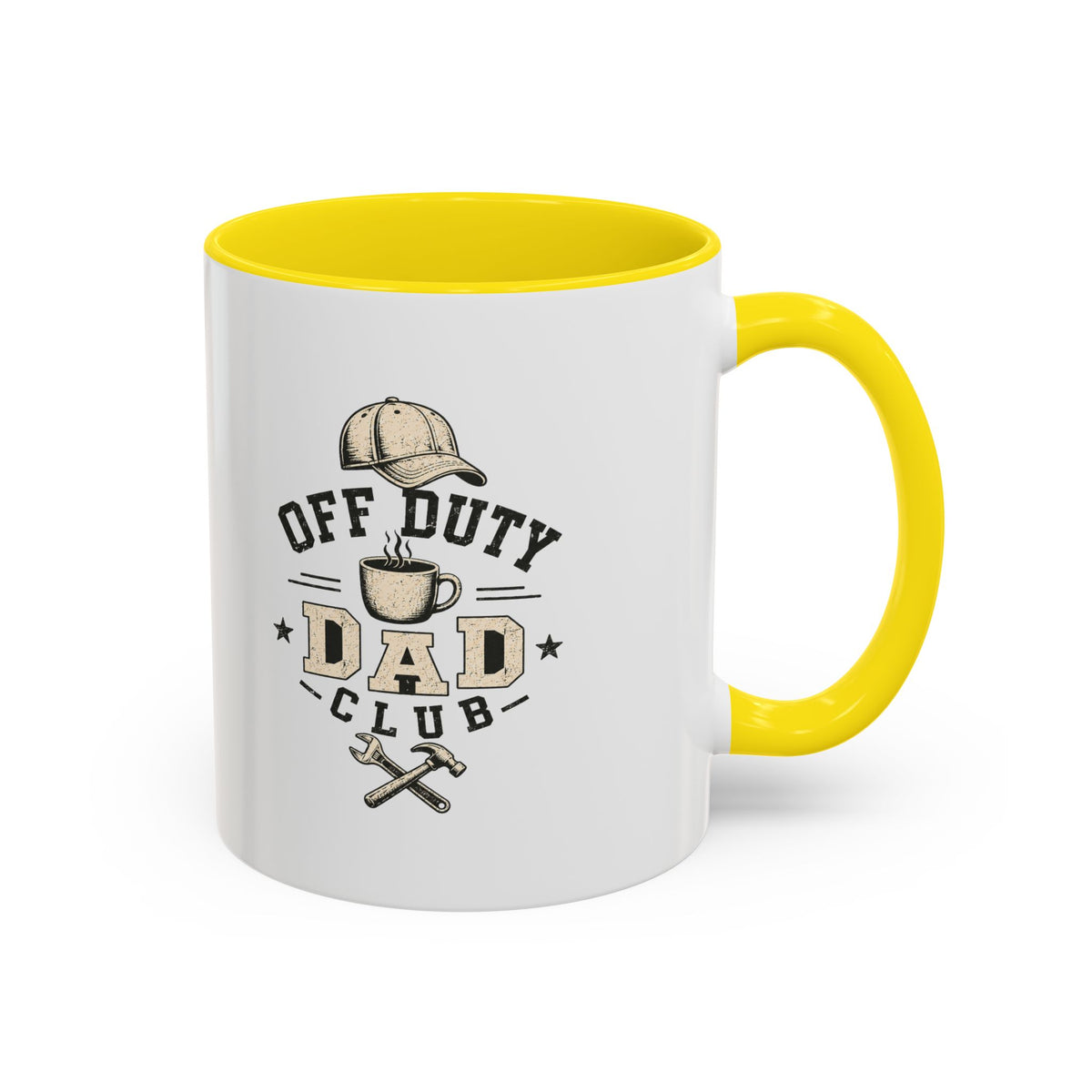 Milo Bailey Dog Dad Mom Off Duty Dad Club Coffee Mug — Funny Father’s Day Accent Mug