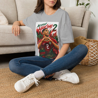 Achraf Hakimi #2 Soccer T-Shirt — Morocco Football Fan Tee