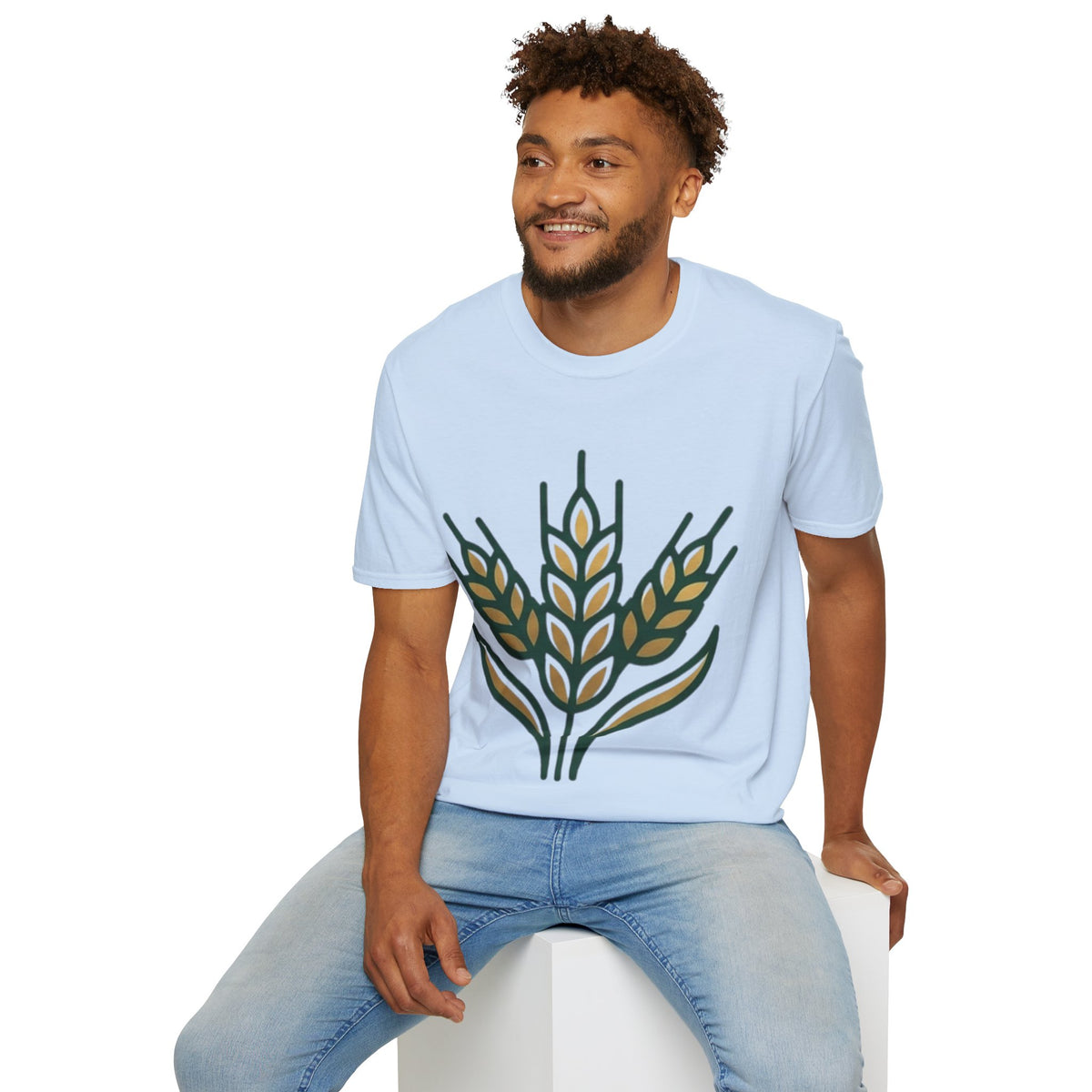 Thanksgiving T-shirt Wheat Field Graphic T-Shirt — Rustic Harvest Farmwear
