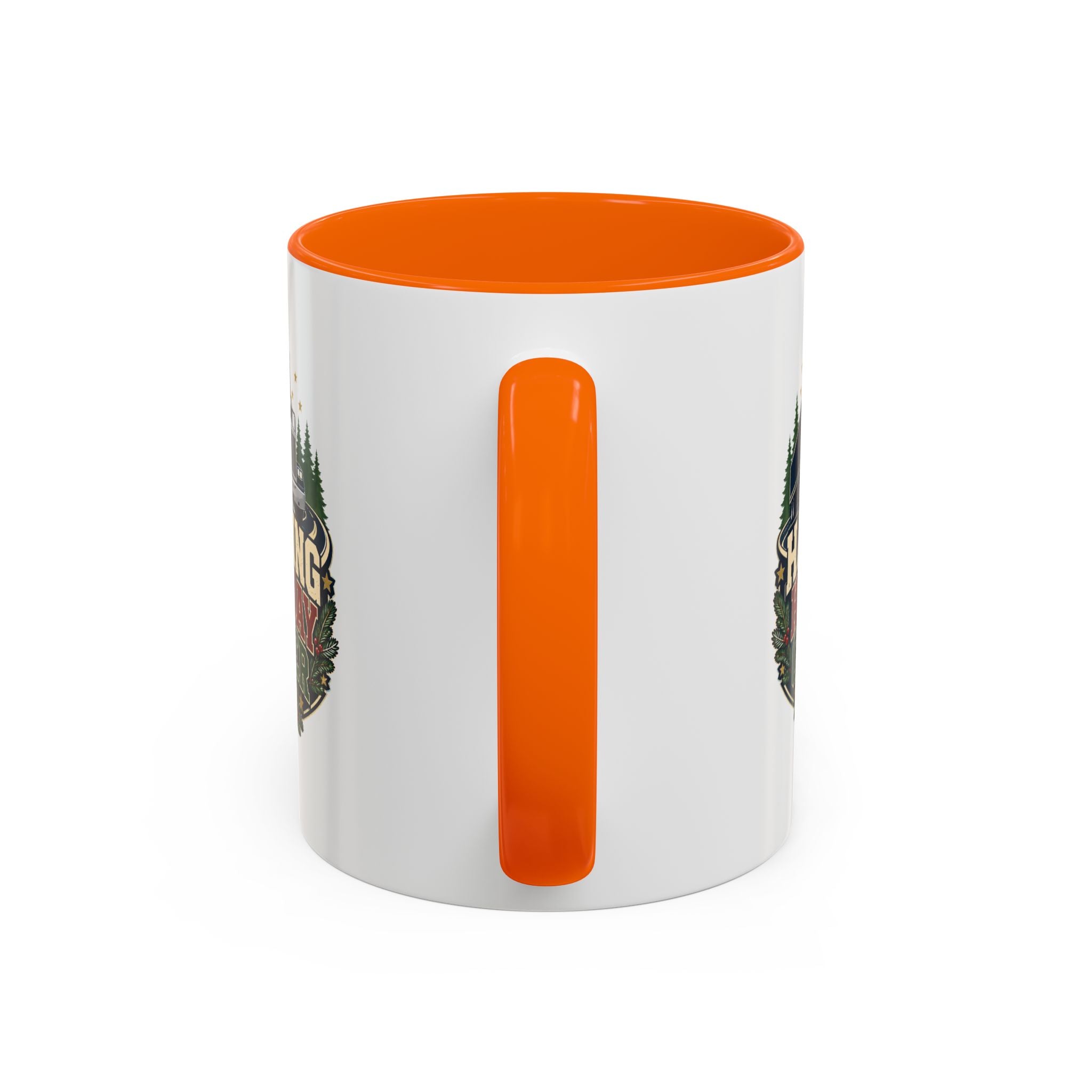 Modern Day Christmas Hauling Holiday Cheer Coffee Mug